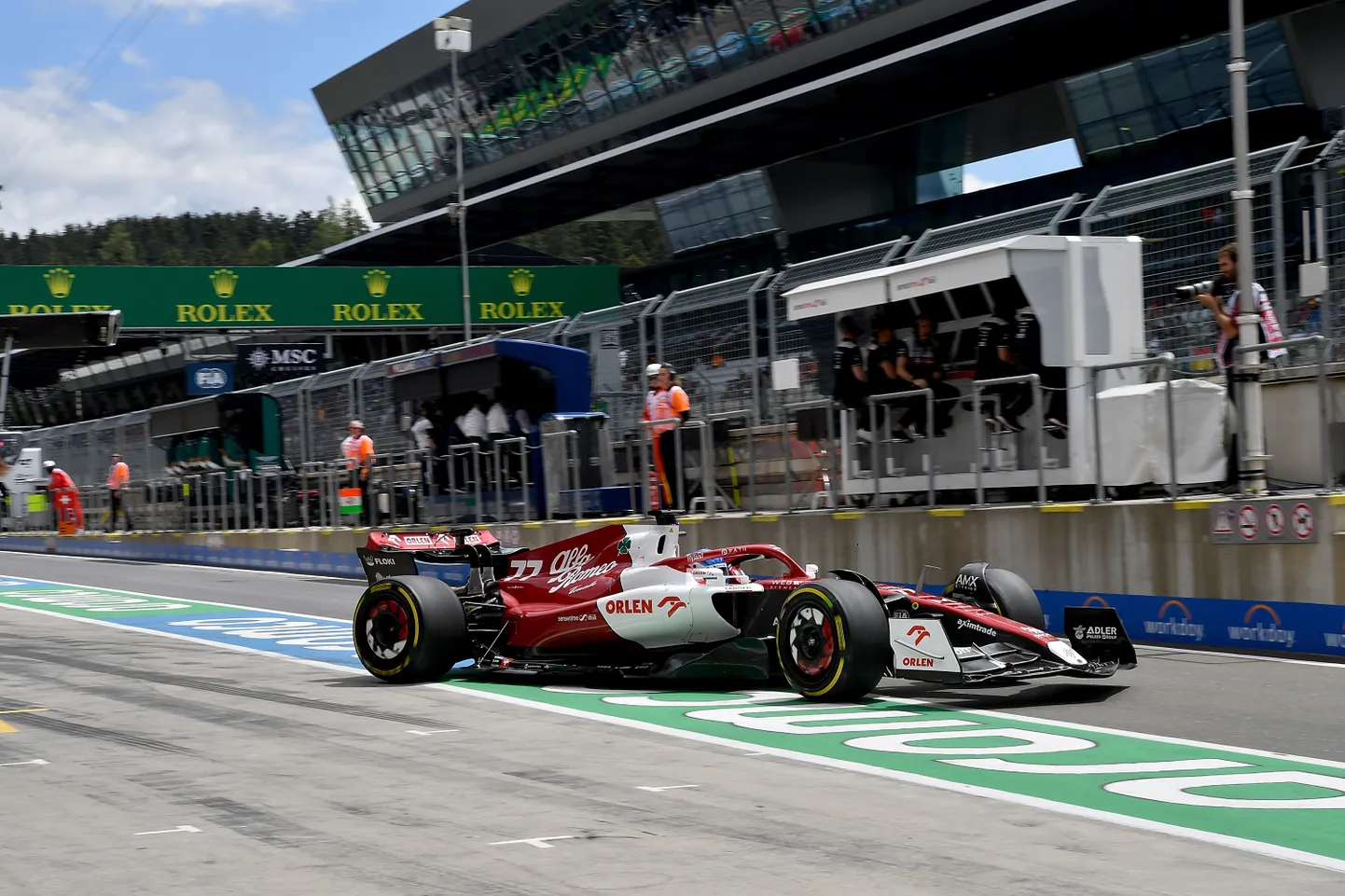 Valtteri Bottase vormel Austria GP-l.