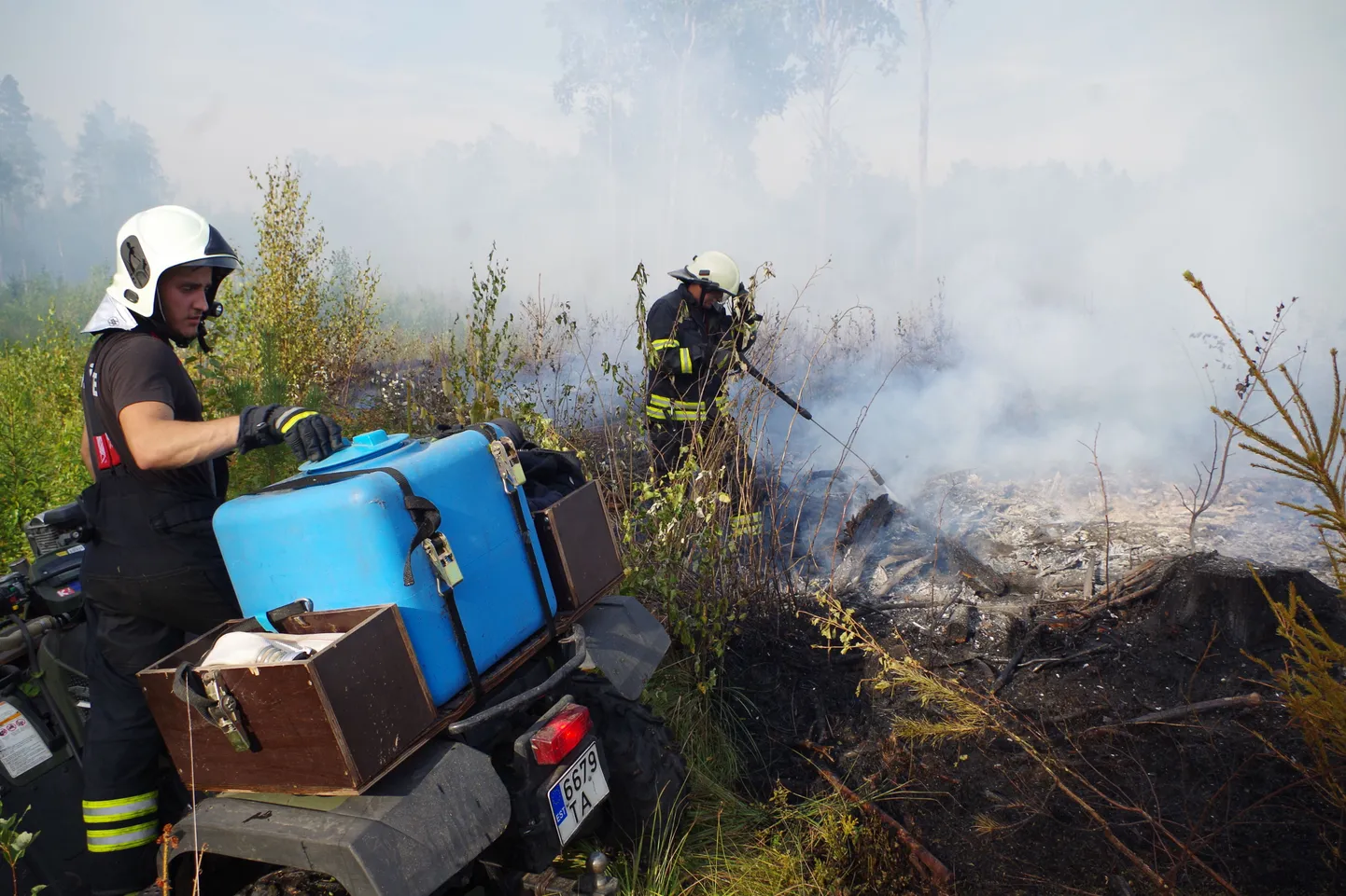 Heisri küla metsapõleng.