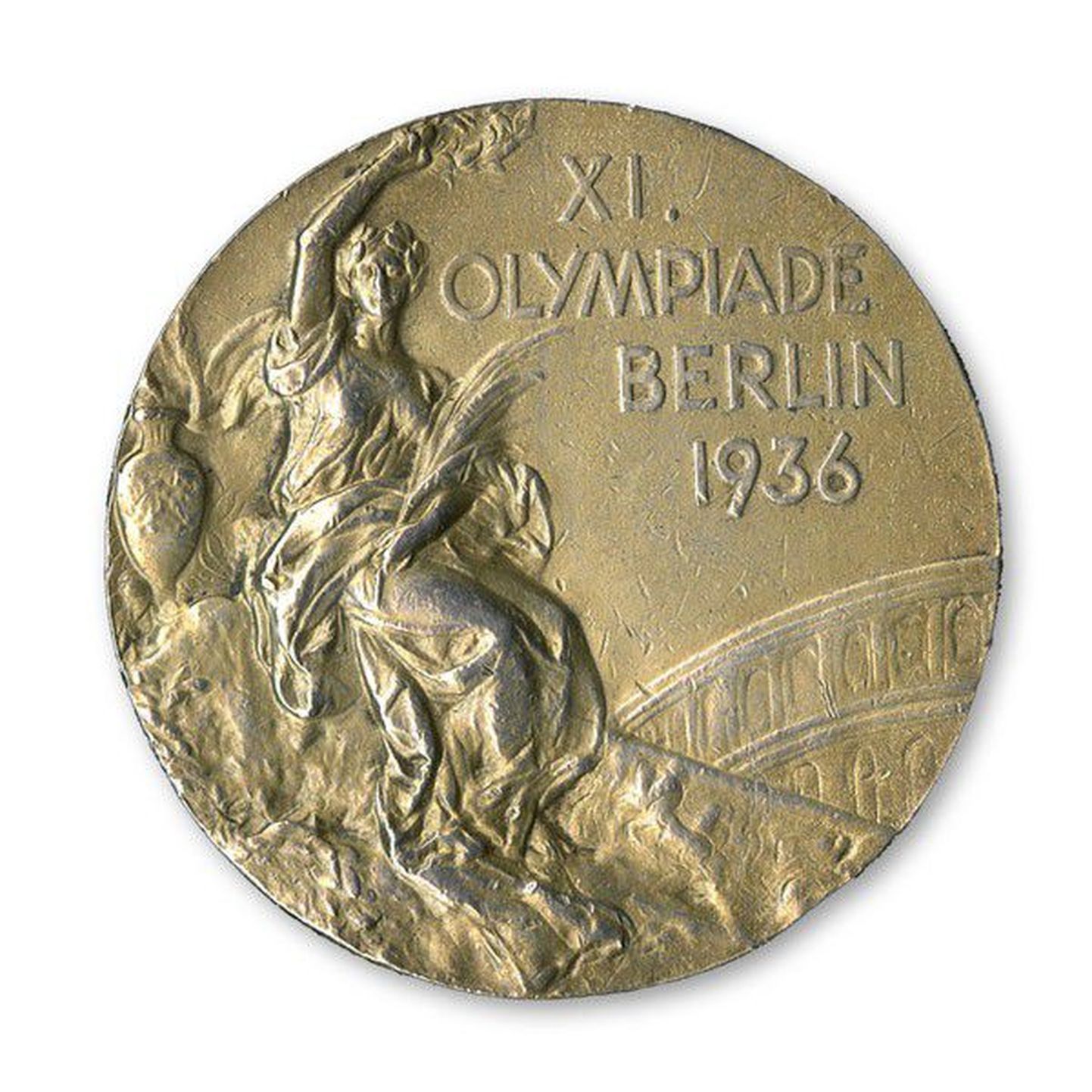 Золотая медаль Олимпиады-1936.