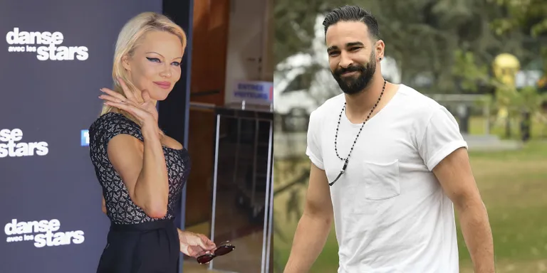 Pamela Anderson, foto: imago/PanoramiC, 2018.Adil Rami, foto: SIPA, 2018.