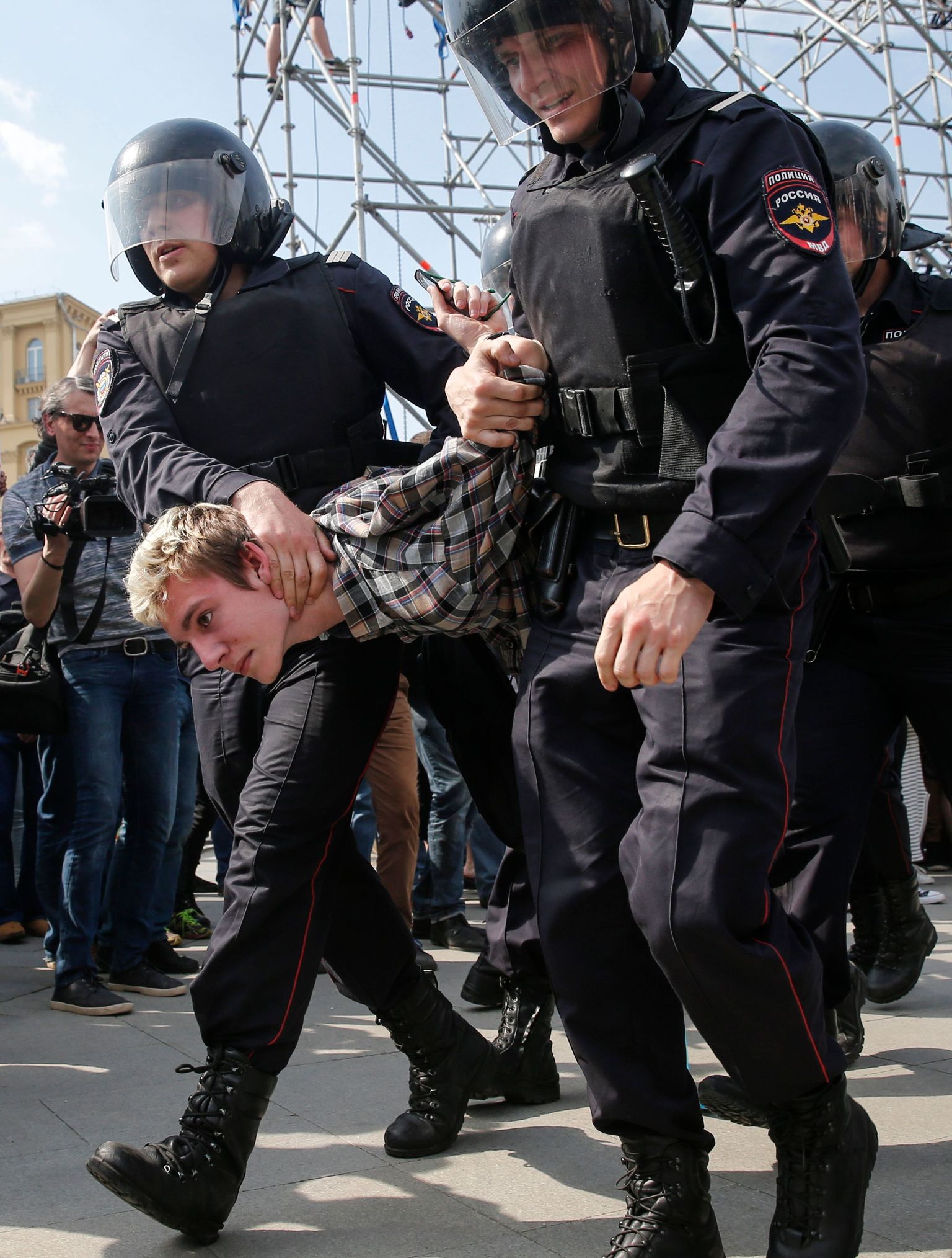 Moskvas toimusid aasta tagasi president Vladimir Putini vastu suunatud protestid. Korraldaja Aleksei Navalnõi peeti võimude poolt kinni.