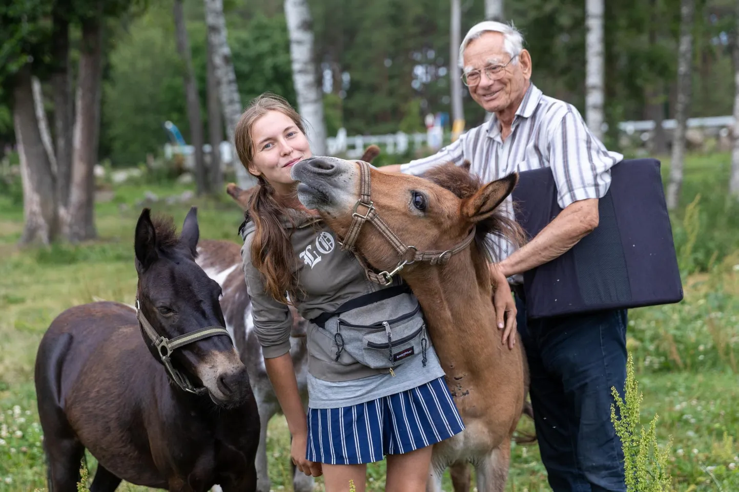 Loomaarmastajad Peter Deicke ja Kristin Klages.
