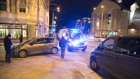 Tallinna kesklinnas põrkasid kokku kaks sõiduautot