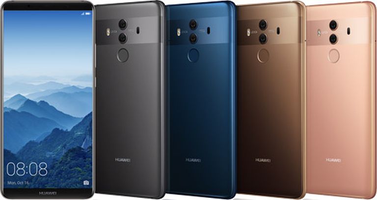 Huawei Mate 10 Pro korpusa krāsu palete 