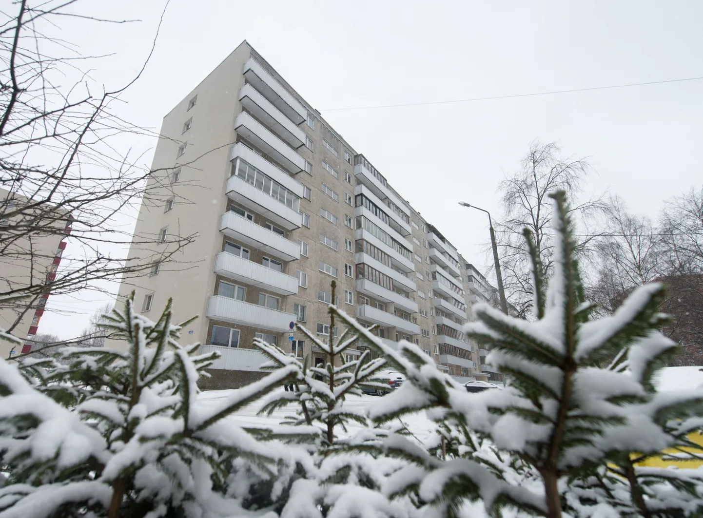 Kortermaja Lasnamäel.