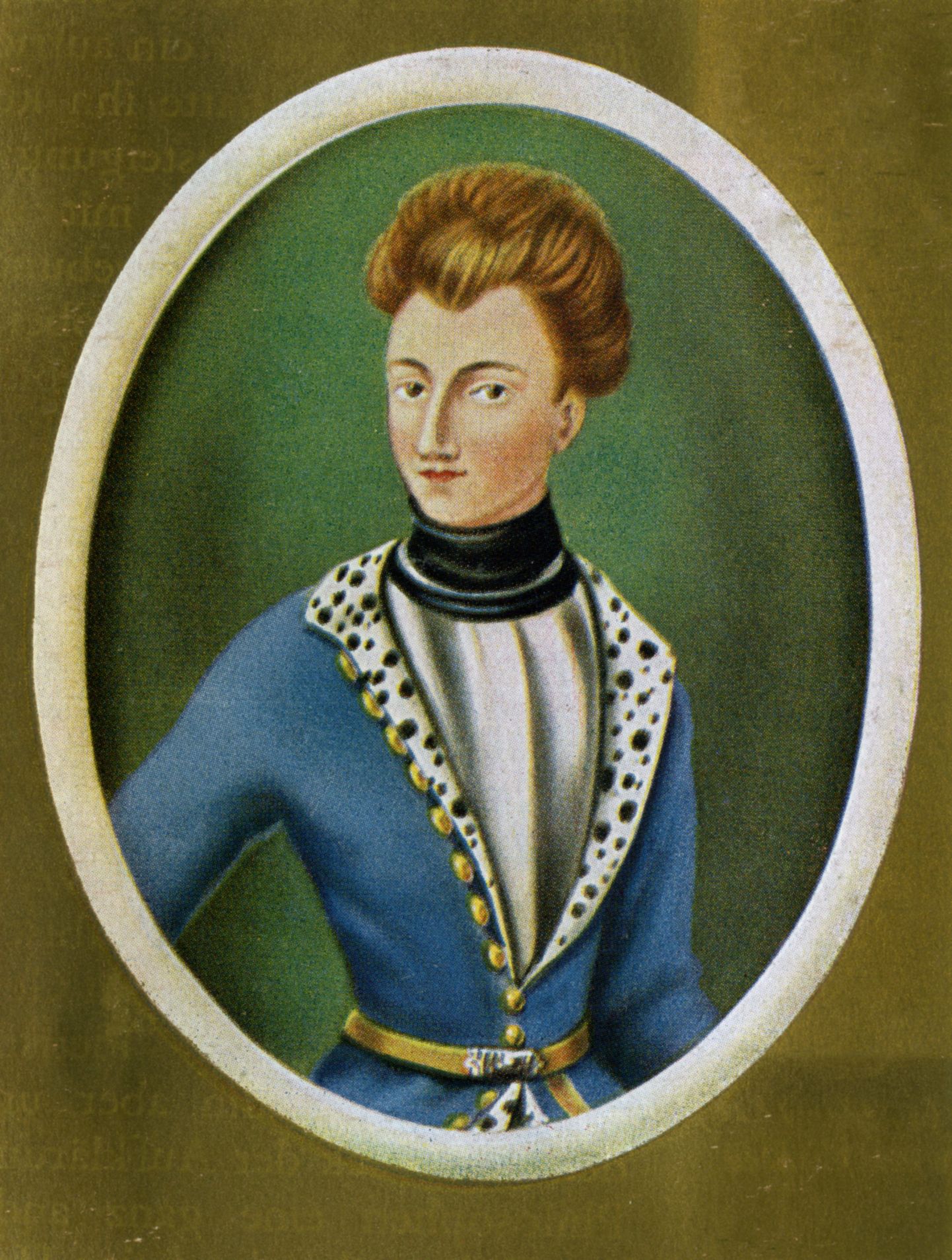 Karl XII minatuurportree