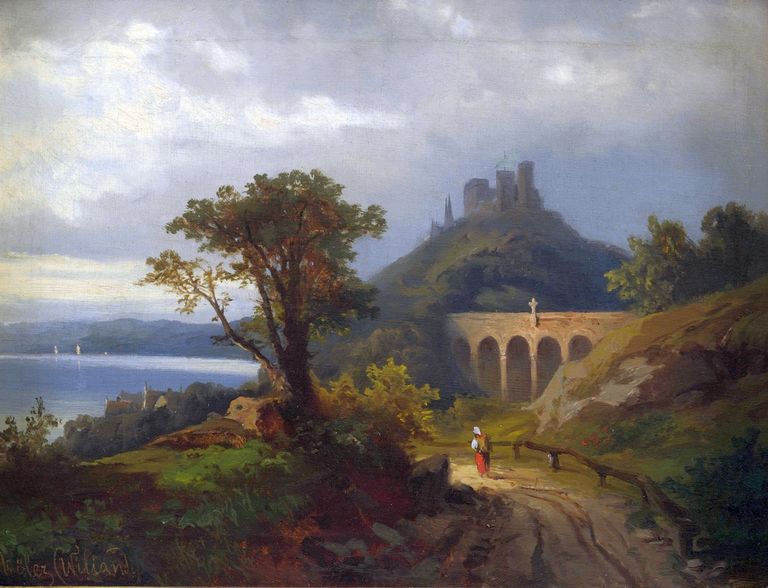 Johann Köler. Itaalia maastik