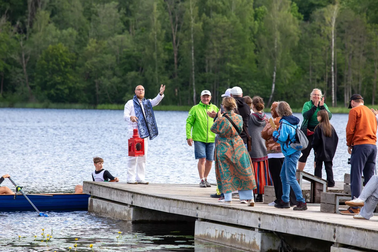 Laulupeotuli jõudis Viljandisse reede õhtupoolikul.