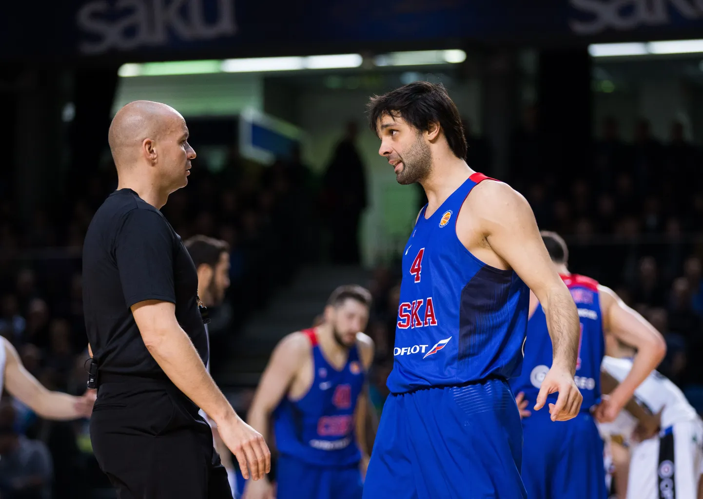 Korvpall Kalev/Cramo - CSKA. Miloš Teodosic.