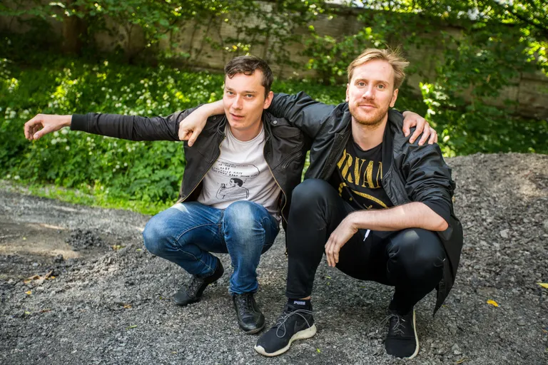 «Vanamehe» multika tegijad Peeter Ritso ja Mikk Mägi. Foto: