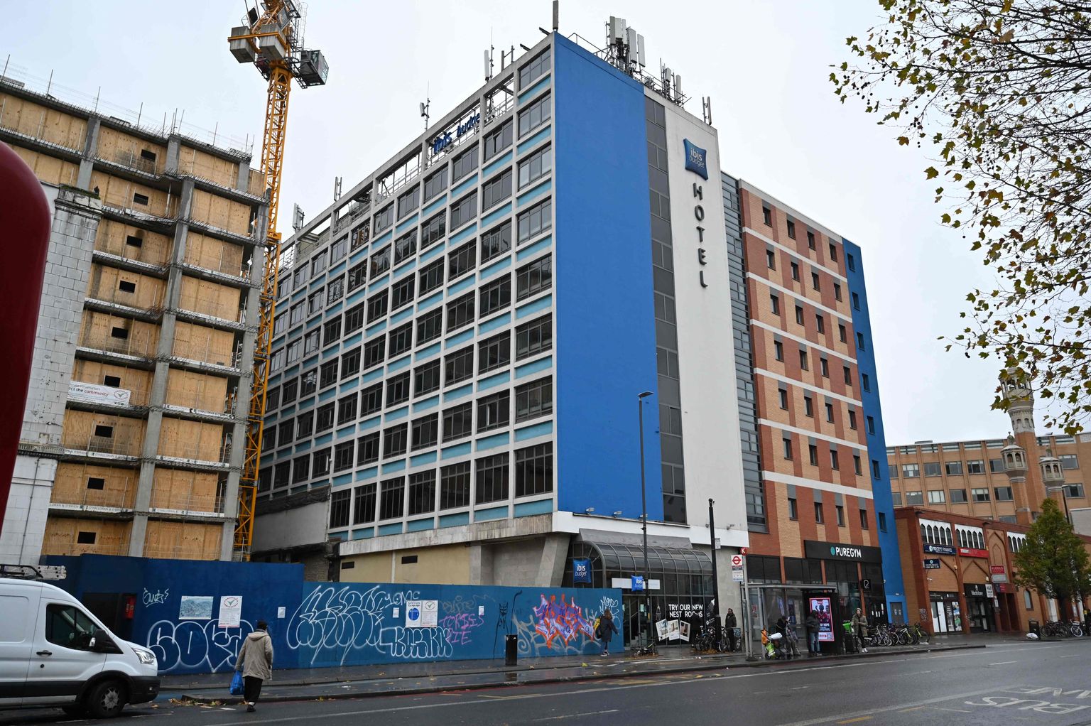 Hotell, mida kasutatakse pagulaste majutamiseks Londonis.