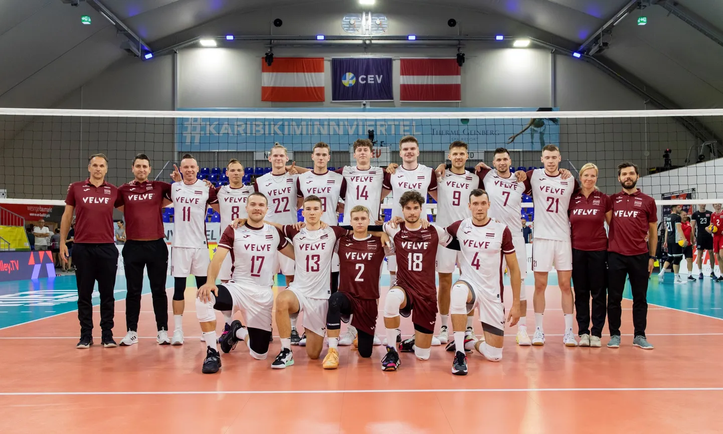 Latvijas izlases volejbolisti