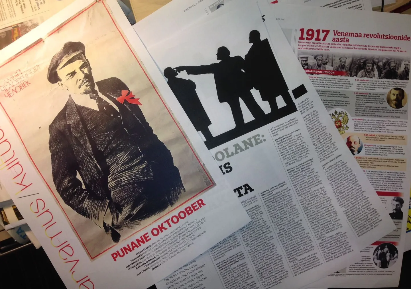 Postimehe arvamus- ja kultuurilisa AK Oktoobrirevolutsiooni erinumber 04.11.17.