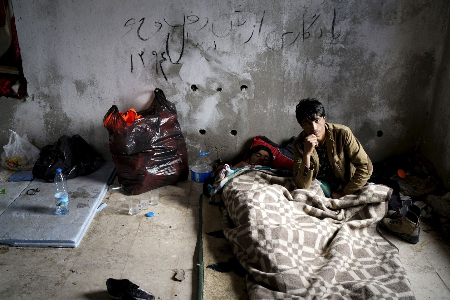 Afganistani põgenikud Kreekas.