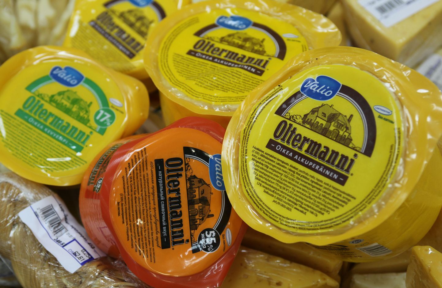 Taolised Valio Oltermanni juustupakid võivad peagi sattuda ka Soome kauplustesse.