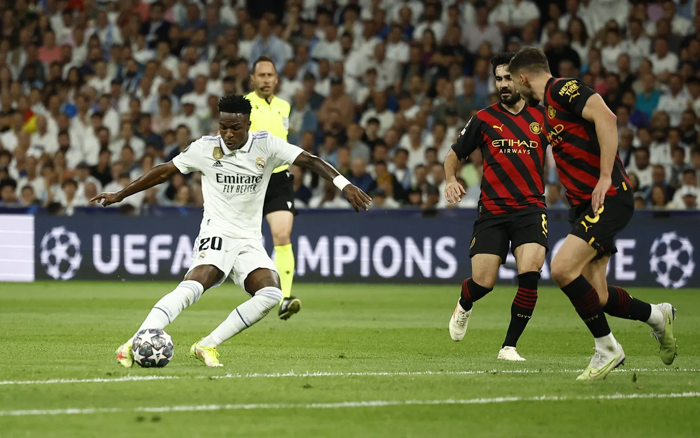 Vinicius Jr viis Reali kohtumist juhtima.