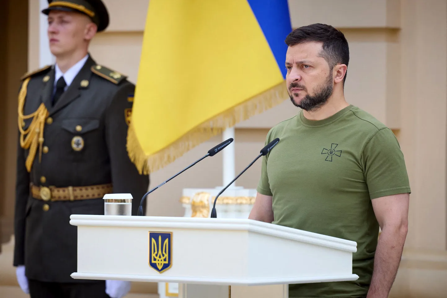 Ukraina president Volodõmõr Zelenskõi.