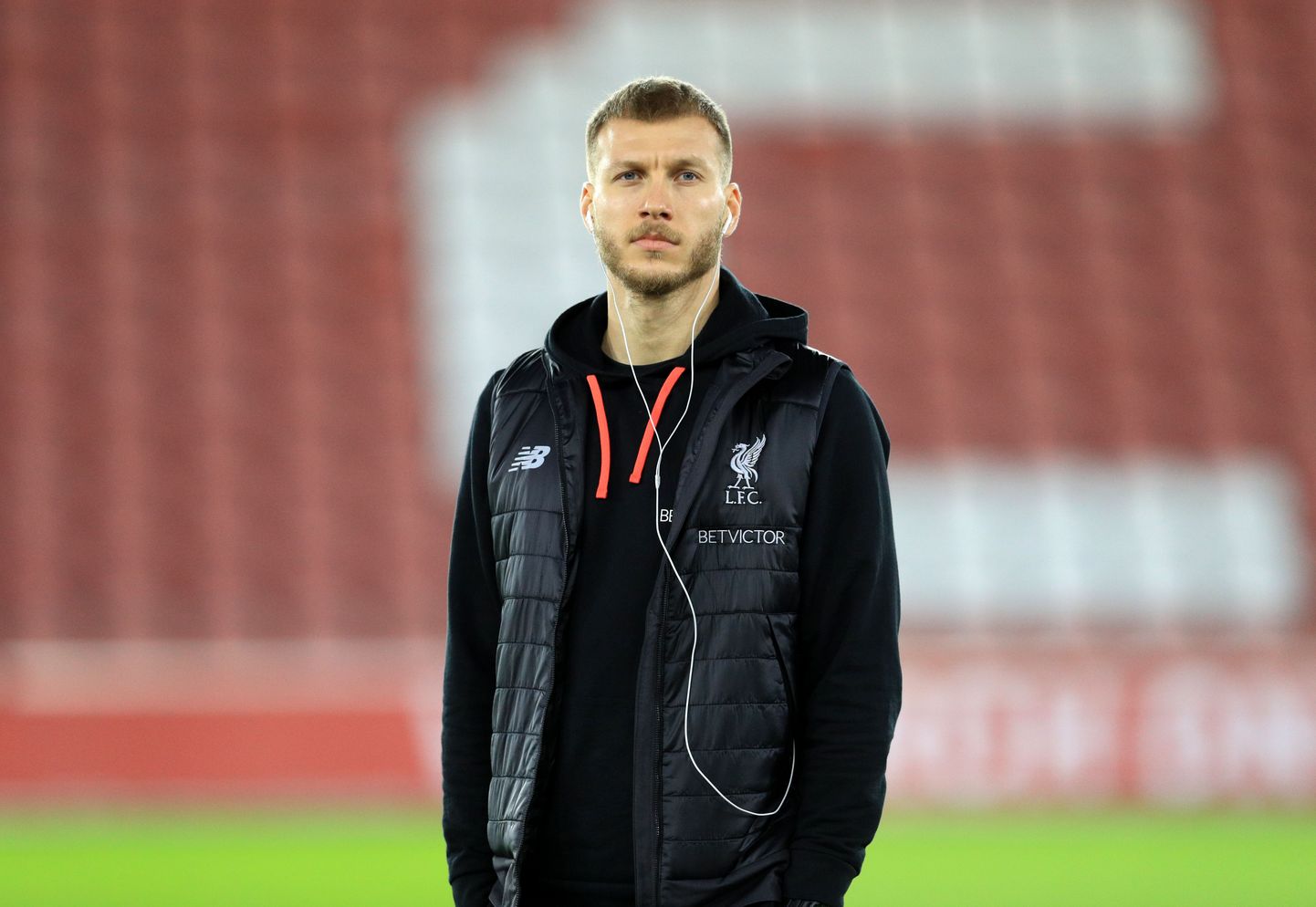 Liverpool's Ragnar Klavan prior to the EFL Cup Semi Final, First Leg match at St Mary's Stadium, Southampton.