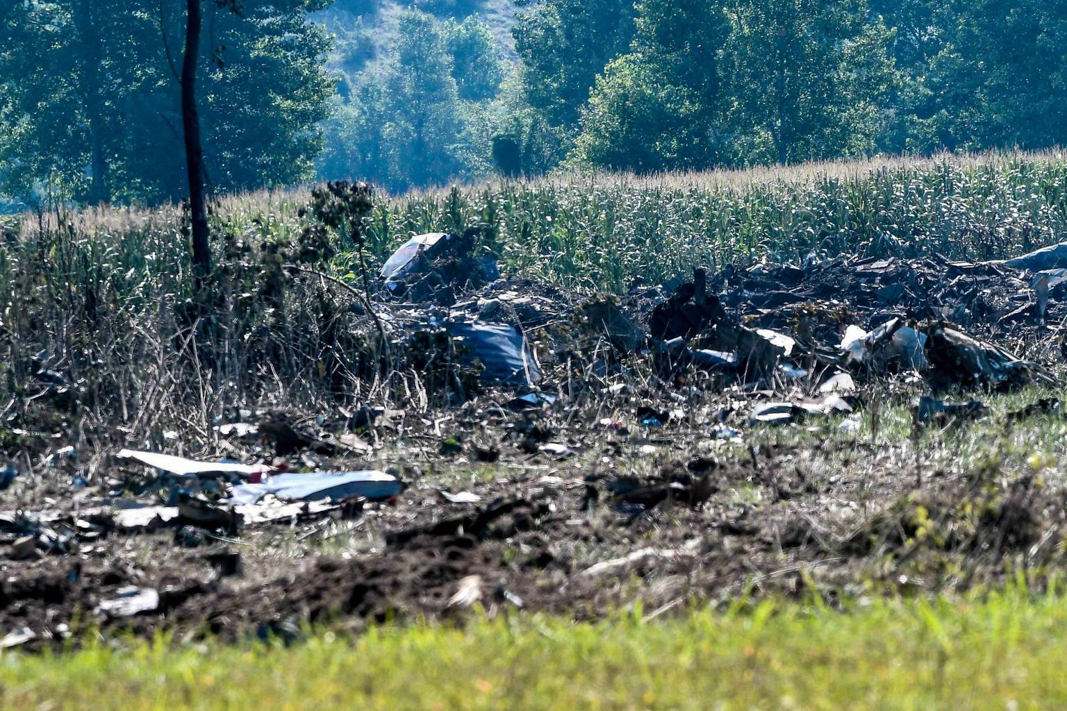 Ukraina transpordifirma miinilastiga alla kukkunud lennuki rusud Põhja-Kreekas Kavala lähistel. 