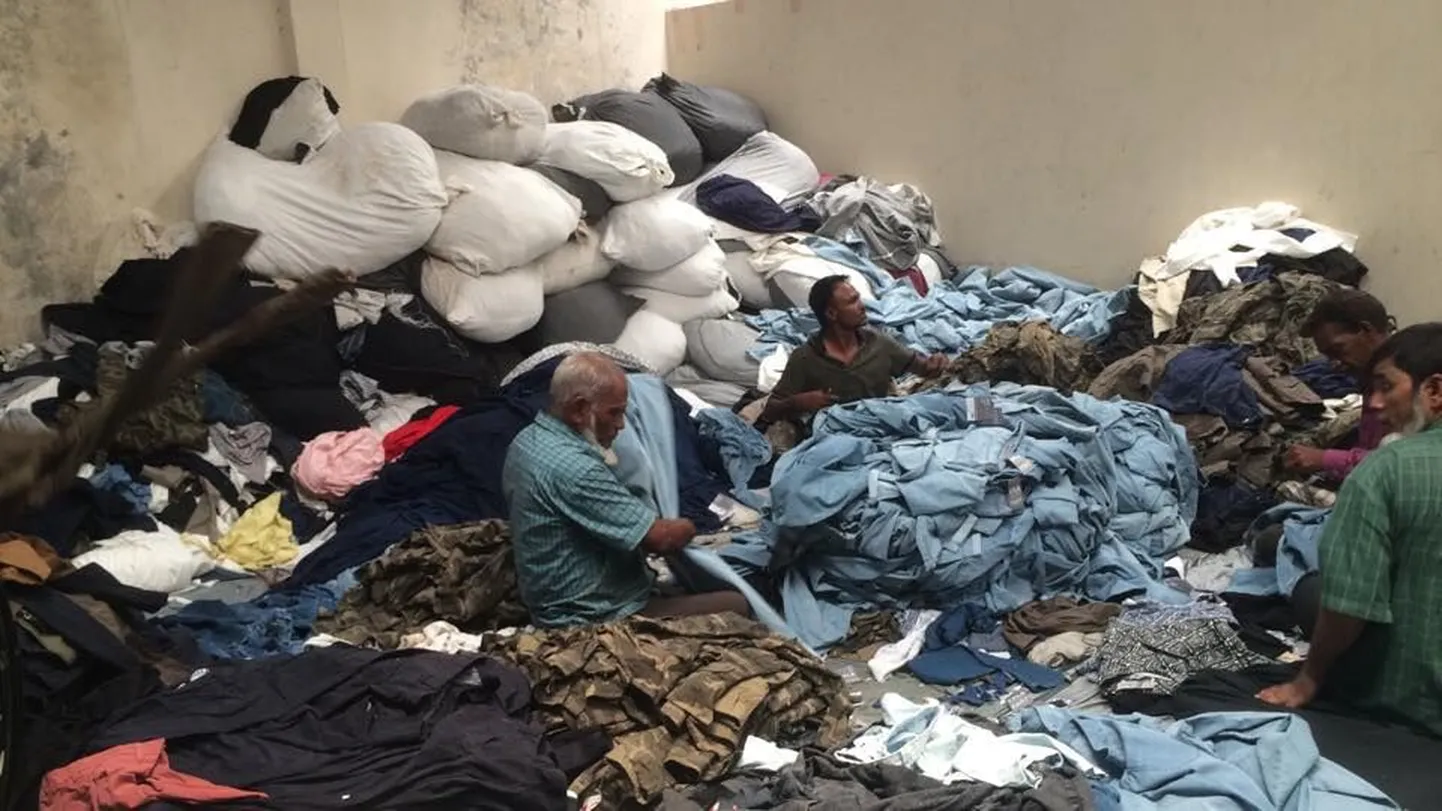 Bangladeshi riidetööstuse jäägid