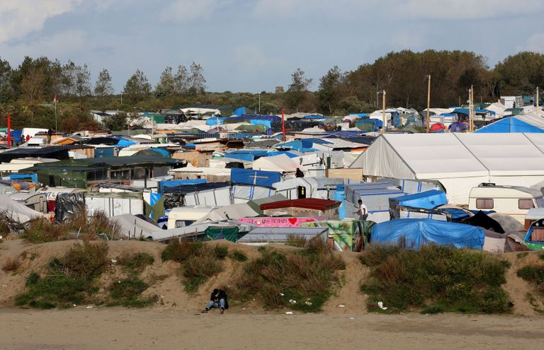 Calais' laager. Foto: Scanpix