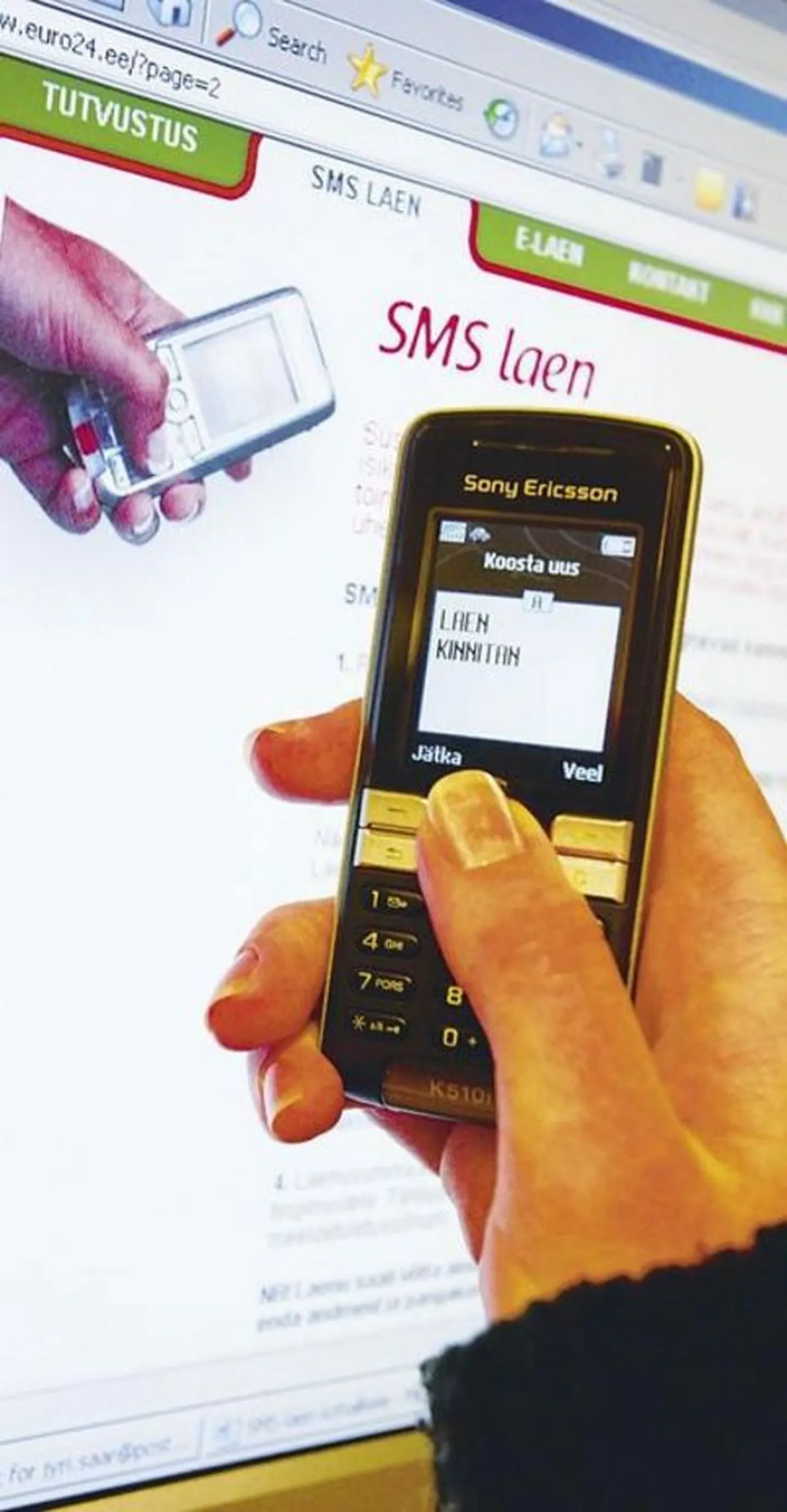 SMS-laen.