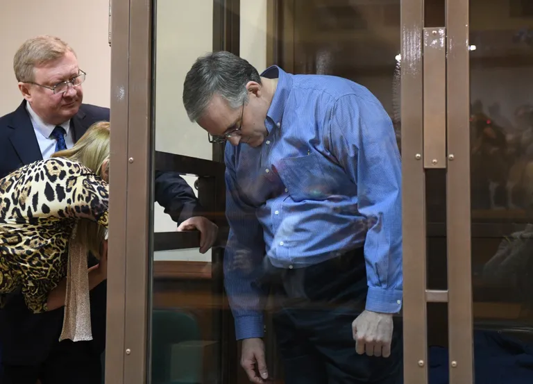 Luuramises süüdistatav Paul Whelan täna Moskvas Lefortovo kohtus.