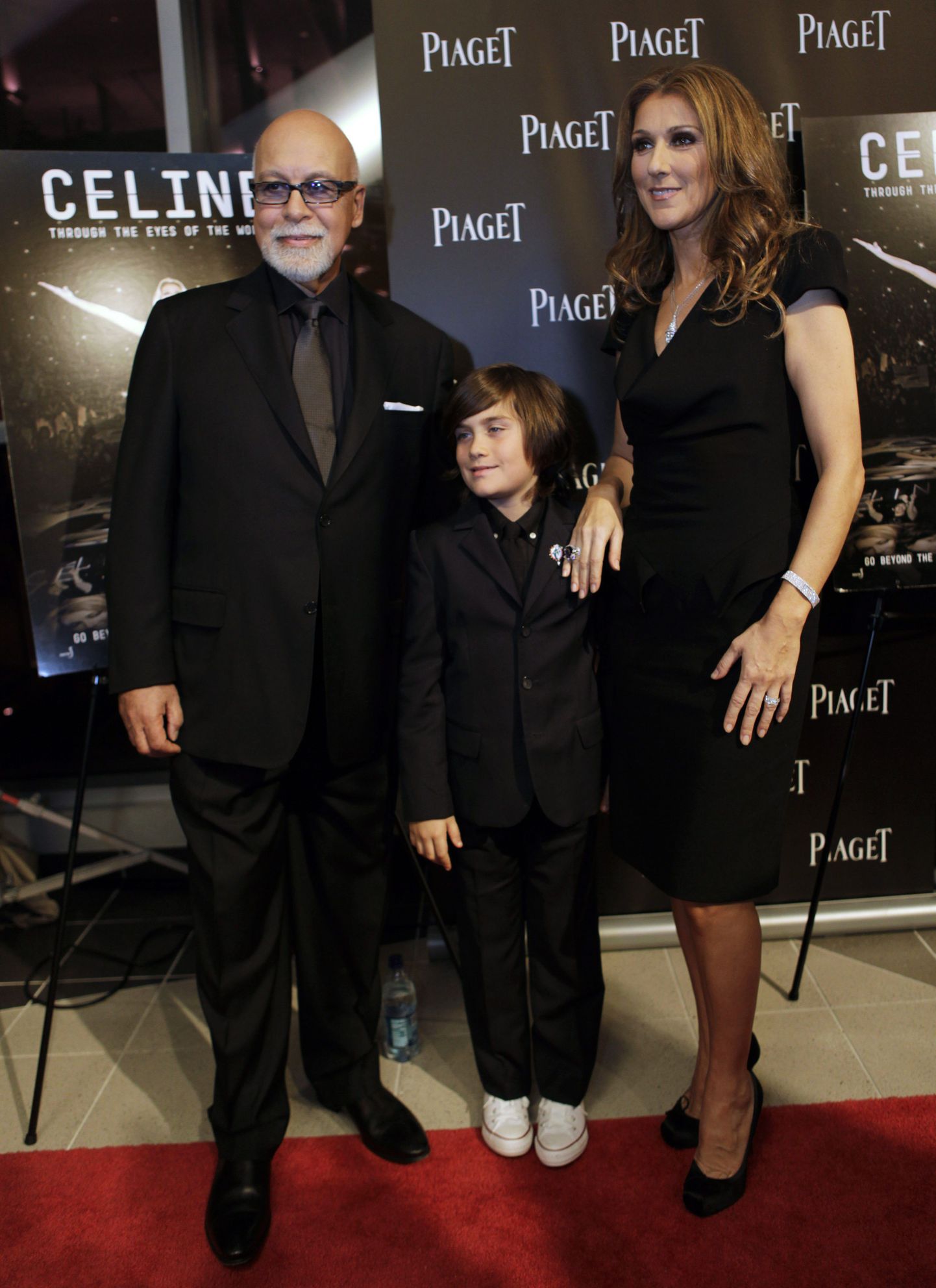 Селин Дион с мужем и сыном