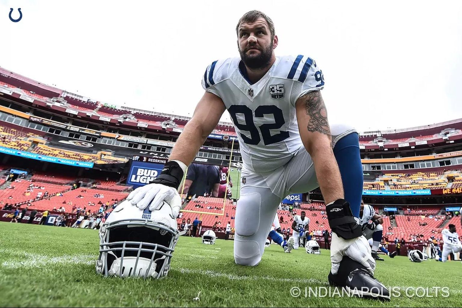 Margus Hunt on tõusnud Indianapolis Coltsi kaitseliini võtmemängijaks. FOTO: Colts.com