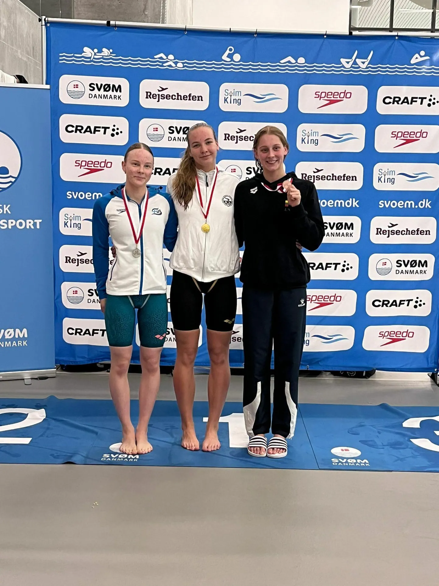Egle Salu võitis juunioride vanuseklassis kuldmedali 100 m rinnuliujumises.