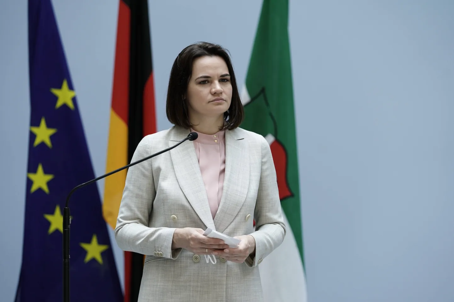 Valgevene opositsioonijuht Svjatlana Tsihhanovskaja.