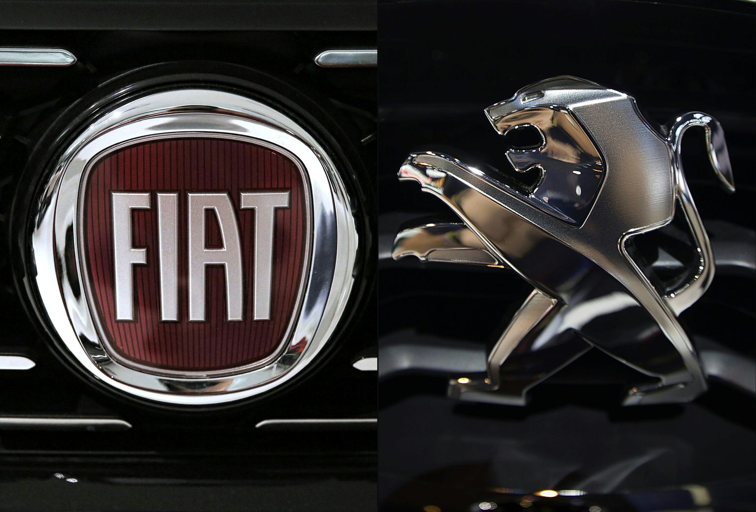 Fiat un Peugeot logotipi