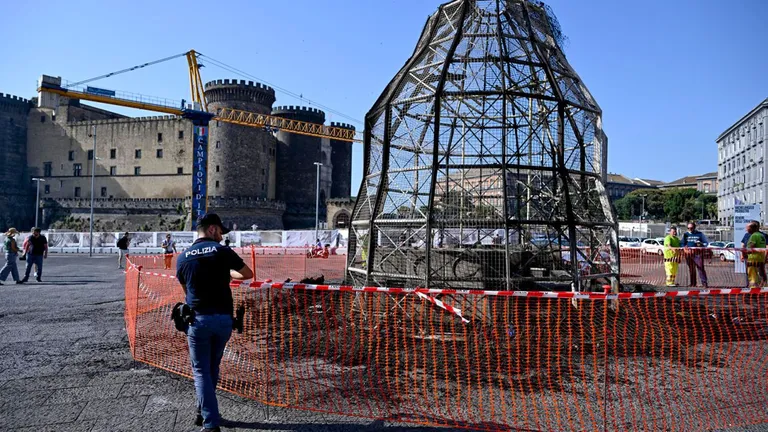 Installatsiooni hävitamises peeti kahtlustatuna kinni 32-aastane mees