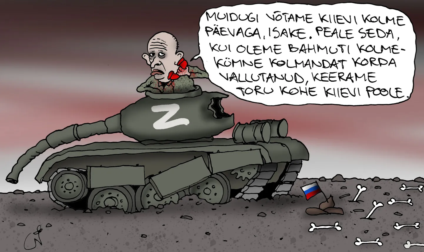 Urmas Nemvalts joonistab