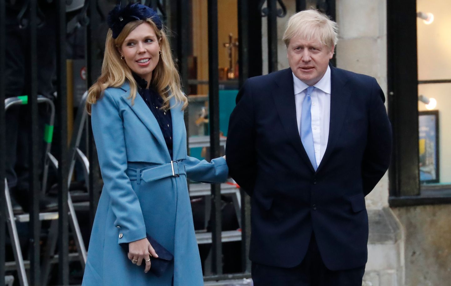 Briti peaminister Boris Johnson ja ta kihlatu Carrie Symonds märtsis 2020. Symonds sünnitas 29. aprillil poja