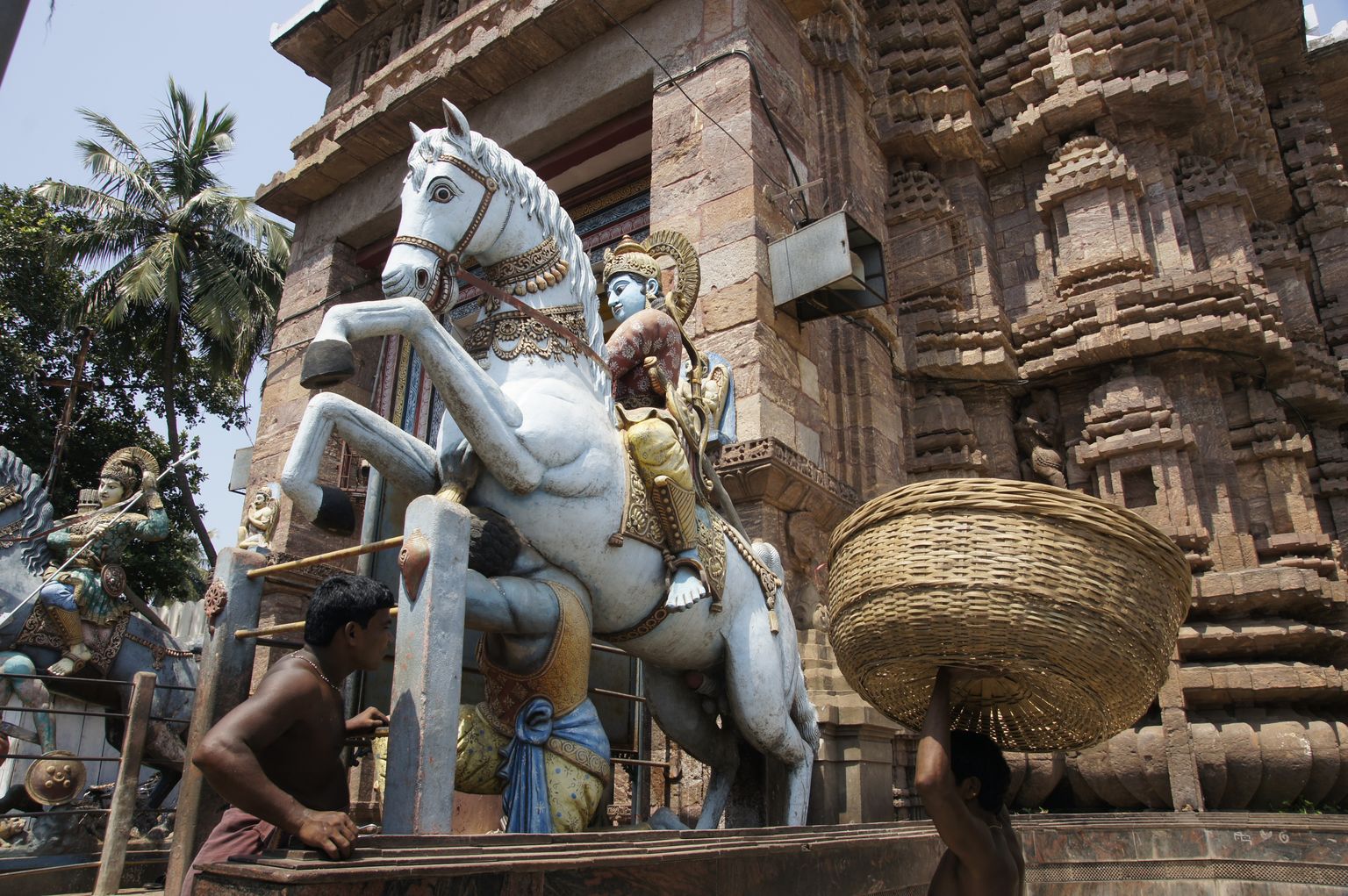 Jagannathi templi sissepääs Puri linnas.