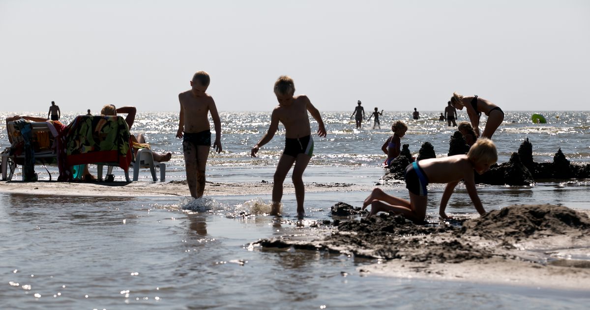 Ujuda ei soovitata: Pärnu keskrannast leiti sinivetikaid