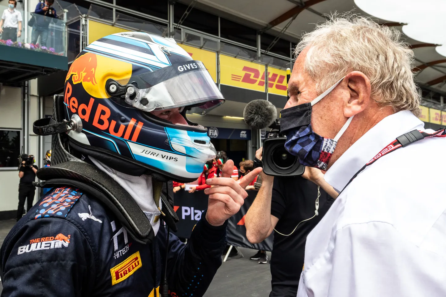 Jüri Vips ja Helmut Marko.