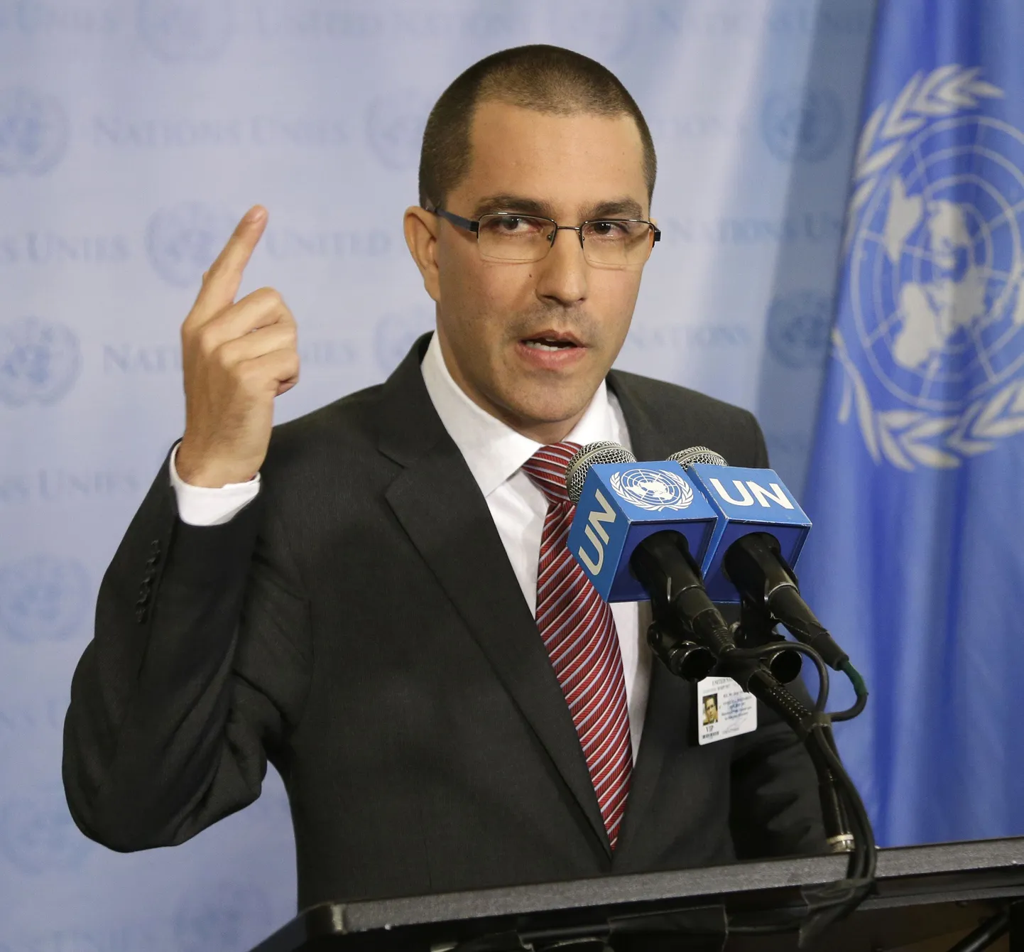 Venezuela välisminister Jorge Arreaza.