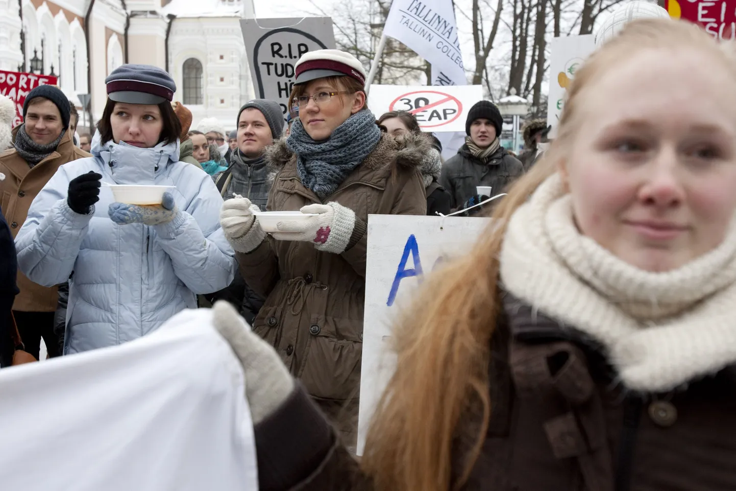 Tudengite protest.