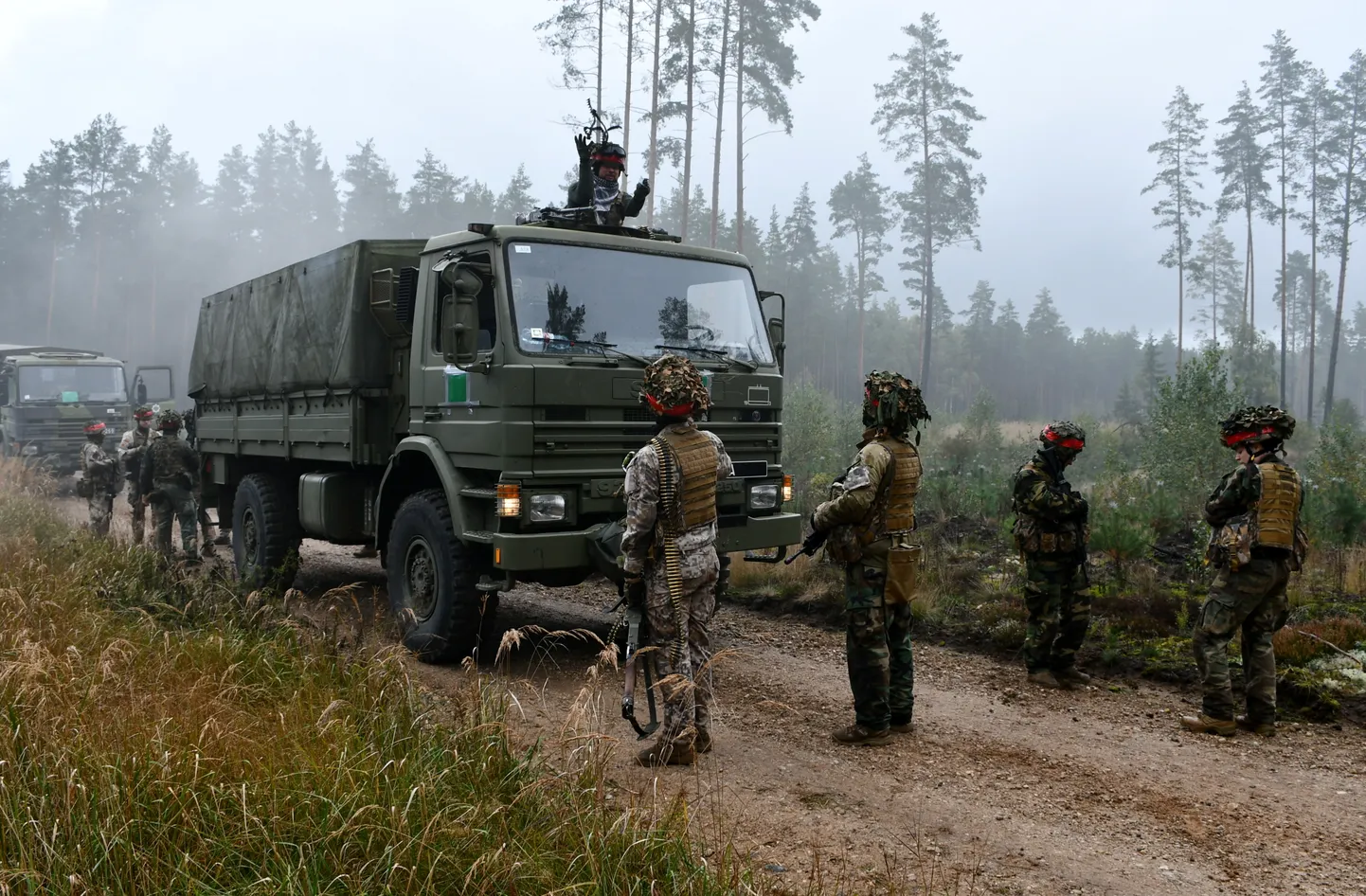 Militārās mācības "Namejs 2021" Augšdaugavas novadā. Ilustratīvs attēls.