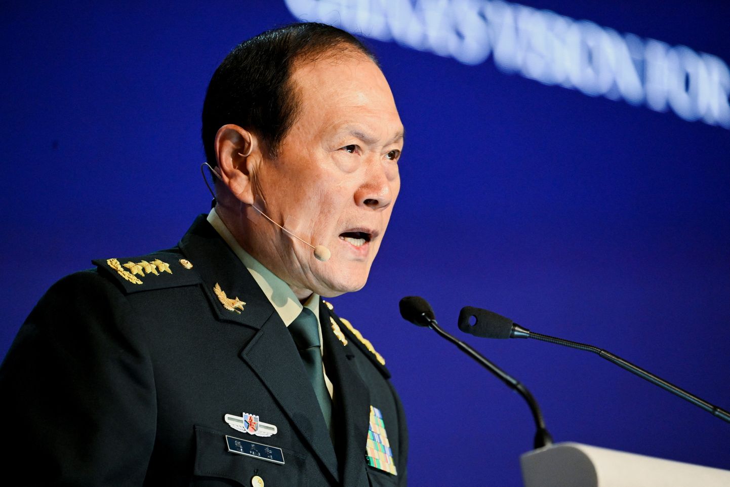 Ķīnas aizsardzības ministrs Vei Fenhe
