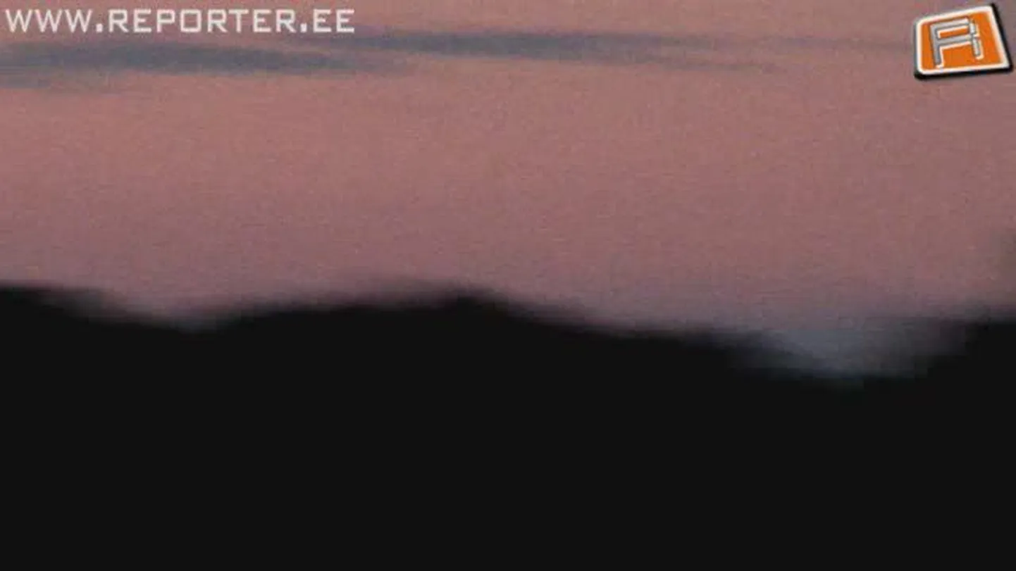 Kaader filmist Häädemeeste ufo.