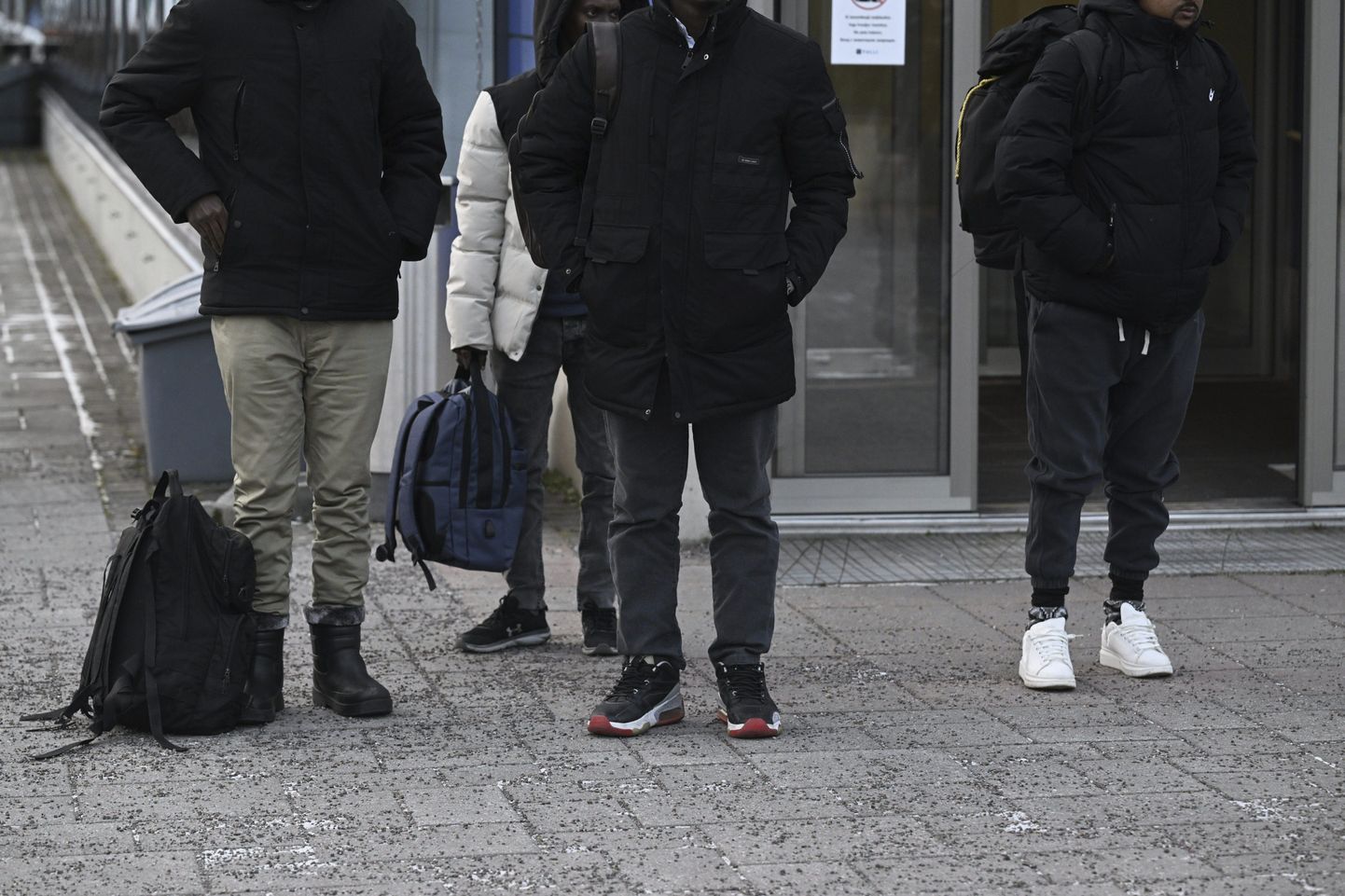 Migrandid, kes üritasid 16. novembril 2023 siseneda Soome Nuijamaa piiripunkti kaudu, mis on nüüdseks suletud