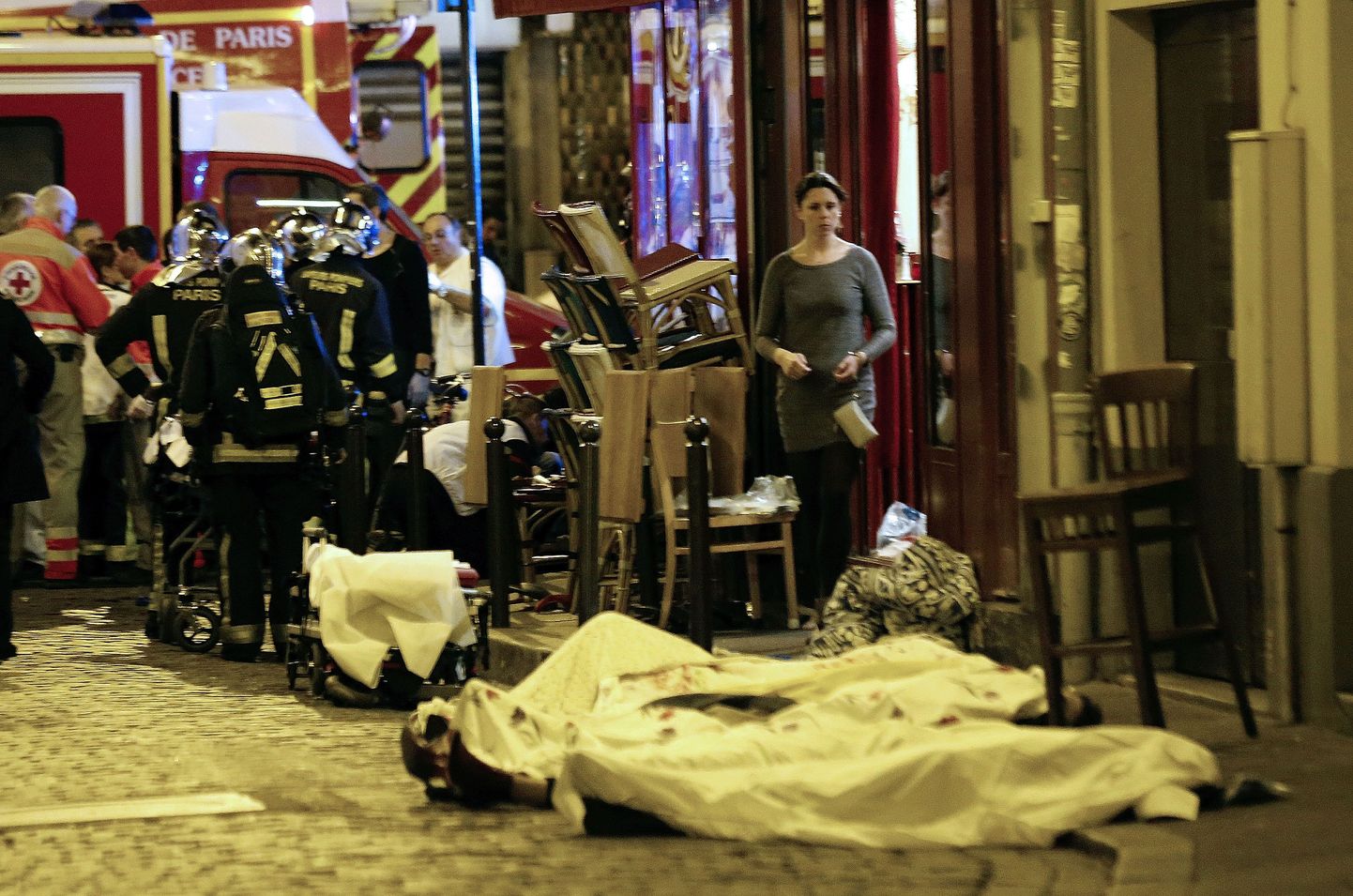 Жертвы теракта в Париже.