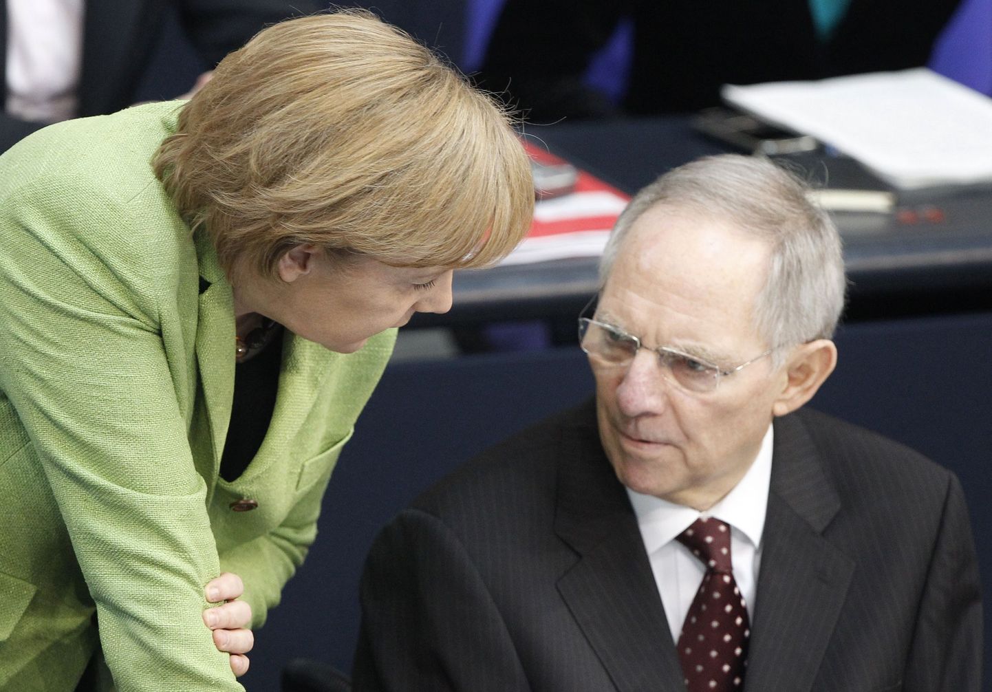 Saksamaa kantsler Angela Merkel ja rahandusminister Wolfgang Schäuble.