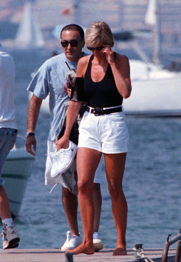 Printsess Diana ja Dodi Fayed 1997. aastal Saint-Tropezis.