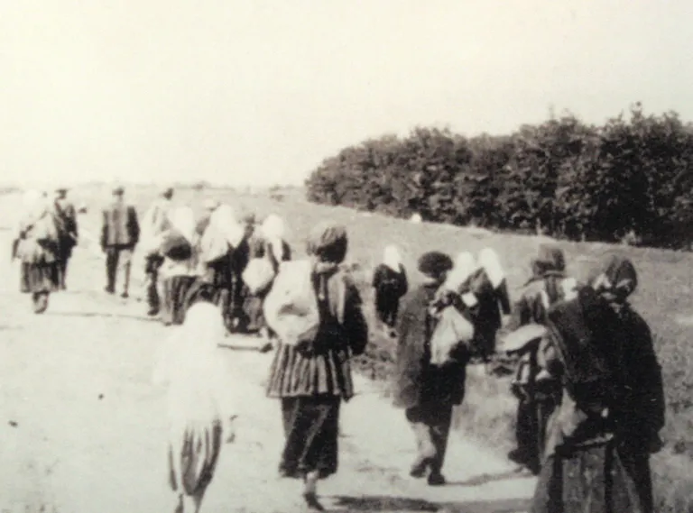 Näljahäda eest põgenevad ukrainlased. Foto: Scanpix
