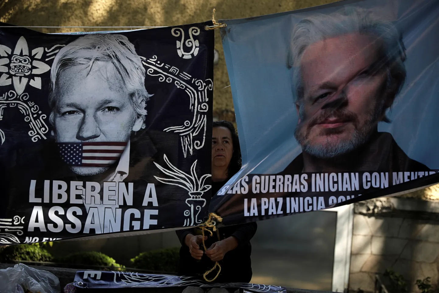 Meeleavaldus Mexicos Julian Assange´i toetuseks.