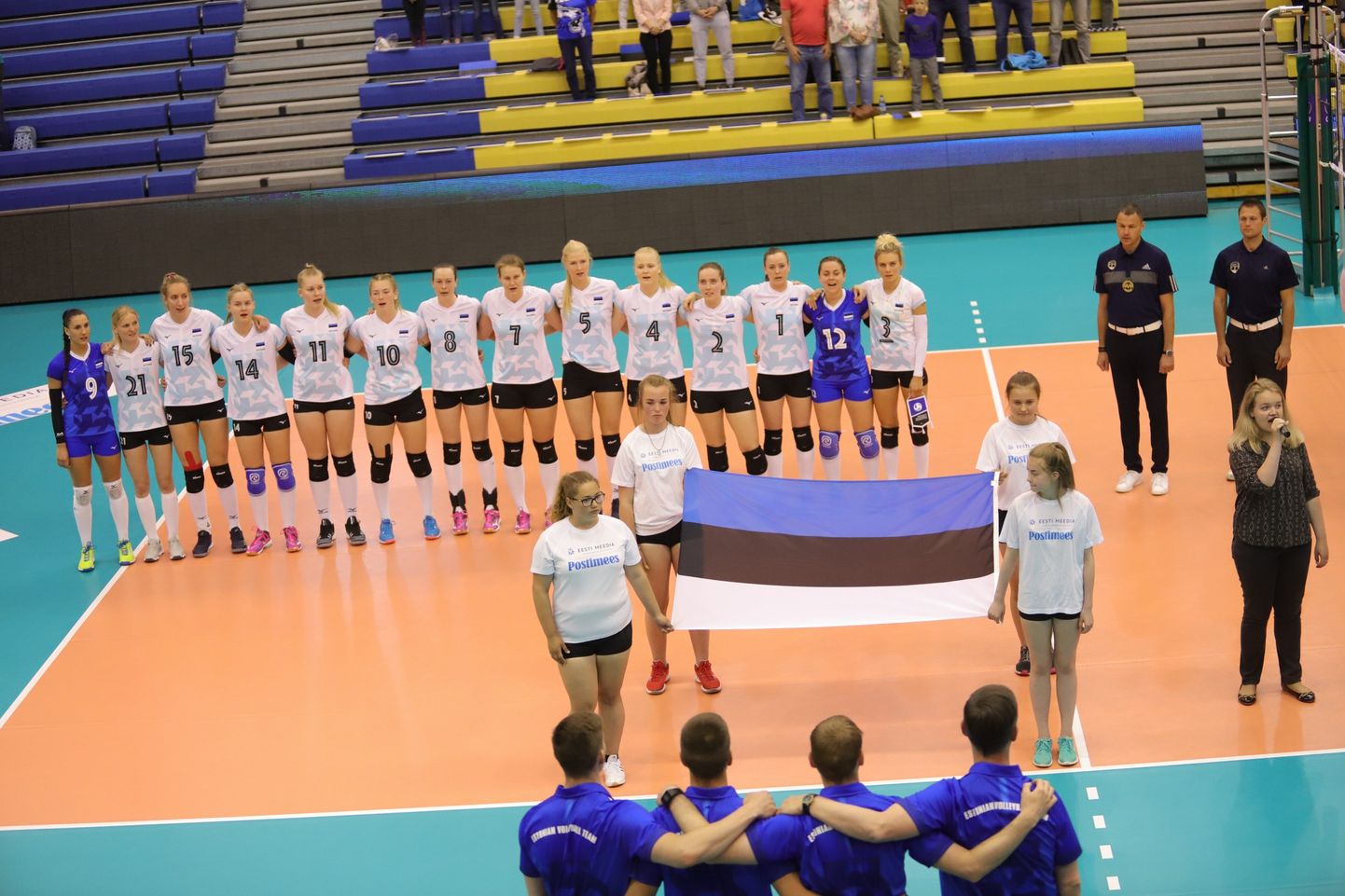 Eesti naiste võrkpallikoondis.